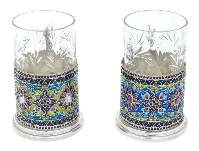 Set of cup holders "Fantasy" for 2 persons (finish)